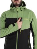 Miniatuur Kilpi, Ravio-m softshell ski-jas grote maten heren Green groen, zwart 