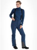 Miniatuur Kilpi, Rhea-w softshell skibroek grote maten dames Dark Blue blauw 