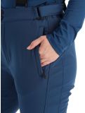 Miniatuur Kilpi, Rhea-w softshell skibroek grote maten dames Dark Blue blauw 