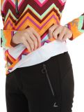 Miniatuur Kou Sportswear, Chevron skipully dames Colourful groen, multicolor, oranje 