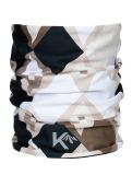 Miniatuur Kou Sportswear, Neckwarmer sjaal dames Black / Beige beige, zwart 