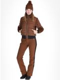 Miniatuur Luhta, Haukkamaa AD Midlayer (Dons) jas dames Chocolat Bruin 