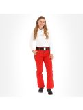 Miniatuur Luhta, Joentaus softshell skibroek kort model dames classic rood 