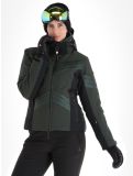 Miniatuur Luhta, Karravaara ski-jas dames Dark Green groen, zwart 