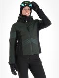 Miniatuur Luhta, Karravaara ski-jas dames Dark Green groen, zwart 