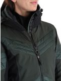 Miniatuur Luhta, Karravaara ski-jas dames Dark Green groen, zwart 