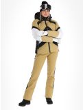 Miniatuur Luhta, Saivaara ski-jas dames Cafe Au Lait beige, wit, zwart 