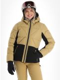 Miniatuur Luhta, Suomutunturi ski-jas dames Cafe Au Lait beige 