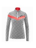 Miniatuur Maier Sports, Nuna skipully dames print Rood/Zwart