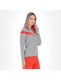 Miniatuur Maier Sports, Nuna skipully dames print Rood/Zwart