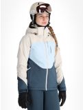 Miniatuur O'Neill, Carbonite Snow AA Jas gevoerd dames Atmosphere Colour Block Blauw, Wit 