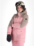 Miniatuur O'Neill, Utility Hybrid AA Jas gevoerd dames Genuine Pink Colour Block Bruin, Roze, Wit 