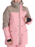 Miniatuur O'Neill, Utility Hybrid AA Jas gevoerd dames Genuine Pink Colour Block Bruin, Roze, Wit 