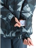 Miniatuur O'Neill, Z.E.N. Puffer Hybrid AA Jas gevoerd dames Blue Triangle Ikat Blauw 