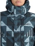 Miniatuur O'Neill, Z.E.N. Puffer Hybrid AA Jas gevoerd dames Blue Triangle Ikat Blauw 