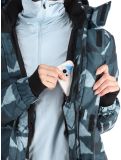 Miniatuur O'Neill, Z.E.N. Puffer Hybrid AA Jas gevoerd dames Blue Triangle Ikat Blauw 