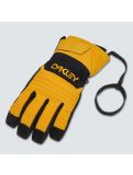 Miniatuur Oakley, B1B skihandschoenen unisex Amber Yellow/Blackout geel, zwart 