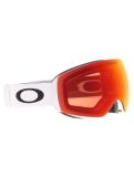 Miniatuur Oakley, Flight Deck M skibril unisex Matte White - Prizm Torch Iridium wit 