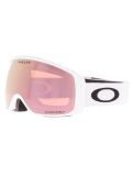 Miniatuur Oakley, Flight Tracker M skibril unisex Matte White - Prizm Rose Gold wit 