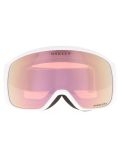 Miniatuur Oakley, Flight Tracker M skibril unisex Matte White - Prizm Rose Gold wit 