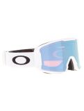 Miniatuur Oakley, Line Miner M skibril unisex Matte White - Prizm Sapphire Iridium wit 