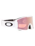 Miniatuur Oakley, Line Miner M skibril unisex Matte White - Prizm Sage Gold wit 