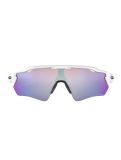 Miniatuur Oakley, Radar EV Path zonnebril unisex Polished White - Priz Snow Sapphire Iridium wit 