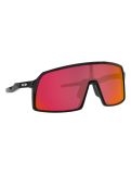 Miniatuur Oakley, Sutro zonnebril unisex Polished Black - Prizm Snow Torch Iridium wit 