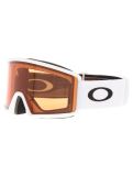 Miniatuur Oakley, Target Line L skibril unisex Matte White - Prizm Persimmon wit 