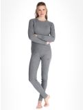 Miniatuur Odlo, Active Warm Eco FA Thermoshirt dames Odlo Steel Grey Melange Grijs 