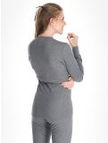 Miniatuur Odlo, Active Warm Eco FA Thermoshirt dames Odlo Steel Grey Melange Grijs 