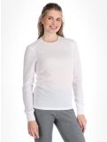 Miniatuur Odlo, Active Warm Eco FA Thermoshirt dames White Wit 