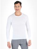 Miniatuur Odlo, Active Warm Eco FA Thermoshirt heren White Wit 