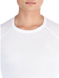 Miniatuur Odlo, Active Warm Eco FA Thermoshirt heren White Wit 