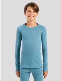 Miniatuur Odlo, Active Warm Eco FA Thermoshirt kinderen Provincial Blue Blauw 