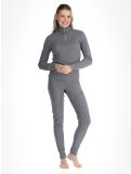 Miniatuur Odlo, Active Warm Eco GA Ski pully dames Odlo Steel Grey Melange Grijs 