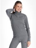 Miniatuur Odlo, Active Warm Eco GA Ski pully dames Odlo Steel Grey Melange Grijs 