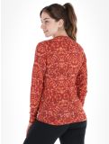 Miniatuur Odlo, Active Warm Eco Graphic thermoshirt dames Cinnabar bruin 