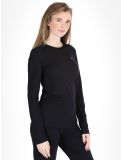 Miniatuur Odlo, Merino 160 FA Thermoshirt dames Black Zwart 