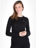 Miniatuur Odlo, Merino 160 FA Thermoshirt dames Black Zwart 