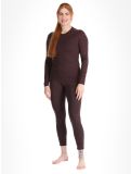 Miniatuur Odlo, Merino 200 FA Thermoshirt dames Fudge Paars 