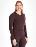 Miniatuur Odlo, Merino 200 FA Thermoshirt dames Fudge Paars 