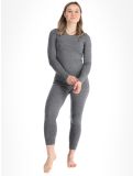 Miniatuur Odlo, Merino 200 FA Thermoshirt dames Odlo Steel Grey Melange Grijs 