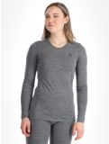 Miniatuur Odlo, Merino 200 FA Thermoshirt dames Odlo Steel Grey Melange Grijs 