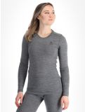 Miniatuur Odlo, Merino 200 FA Thermoshirt dames Odlo Steel Grey Melange Grijs 