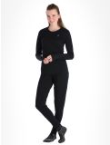 Miniatuur Odlo, Merino 200 thermoshirt dames Black zwart 