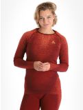 Miniatuur Odlo, Perfomance Eco thermoshirt dames Spiced Apple bordeaux 