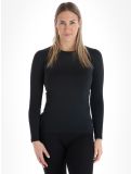 Miniatuur Odlo, Perfomance Light Eco thermoshirt dames Black zwart 