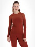 Miniatuur Odlo, Perfomance Light Eco thermoshirt dames Spiced Apple bordeaux 