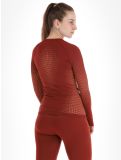 Miniatuur Odlo, Perfomance Warm Eco thermoshirt dames Spiced Apple bordeaux 